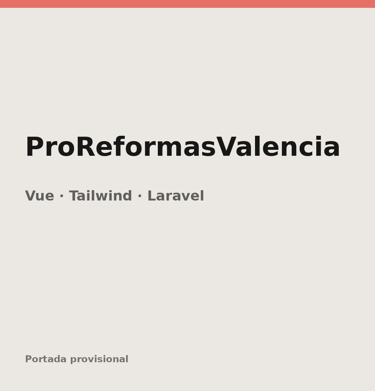 Portada del proyecto ProReformasValencia