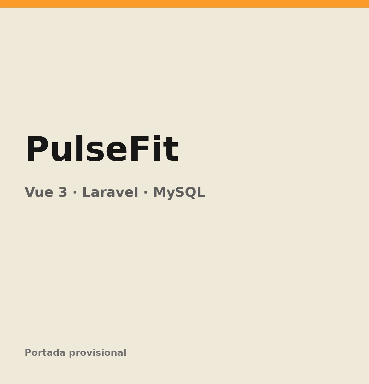 Portada del proyecto PulseFit